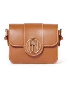 Signature Gwyn Square Shoulder Bag in Brown