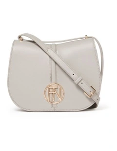 Signature Sully Saddle Bag in Grey