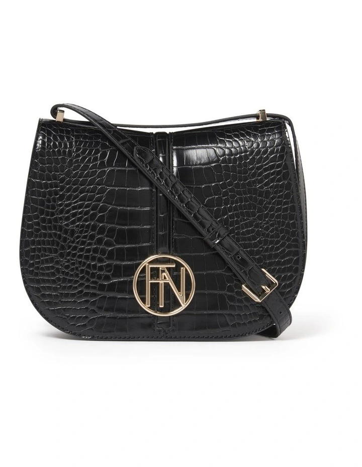 Signature Sully Saddle Bag in Black image 1