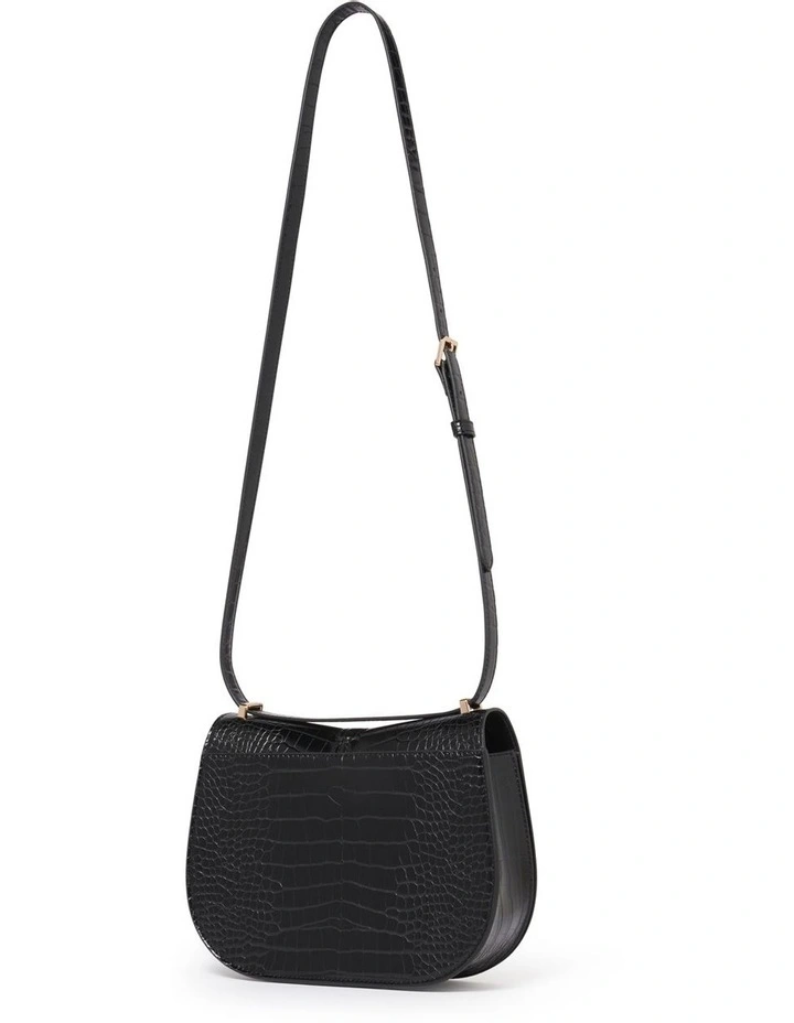 Signature Sully Saddle Bag in Black image 2