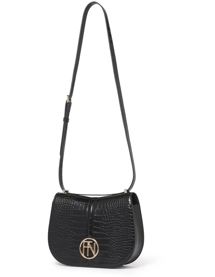 Signature Sully Saddle Bag in Black image 3