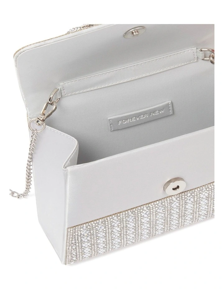 Signature Selina Sparkle Mini Bag in Silver image 3