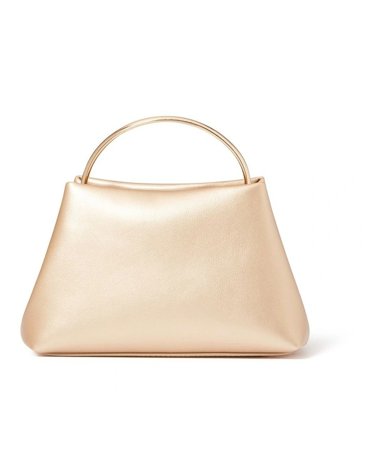 Signature Mackenzie Metal Handle Mini Bag in Gold image 1
