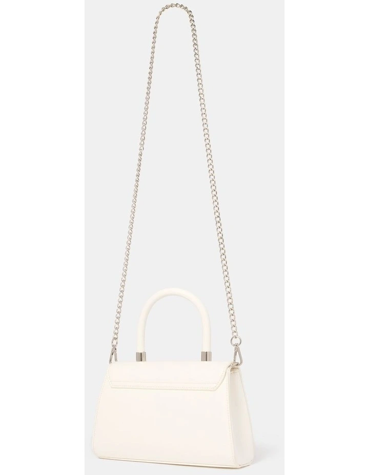 Wrenna Bow Small Bag in White image 2