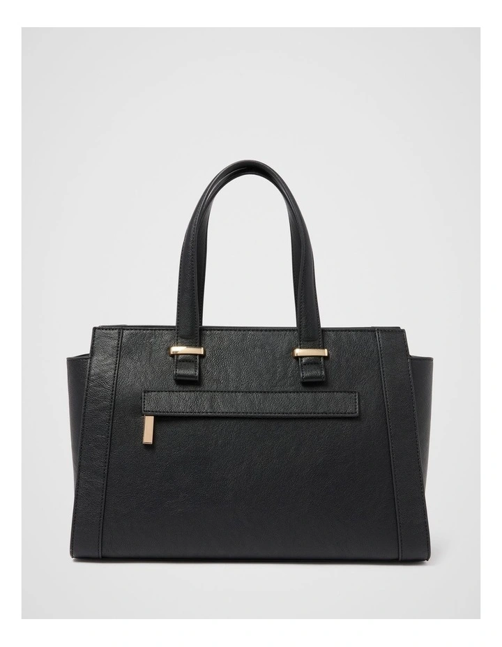 Larissa Medium Tote Bag in Black image 1