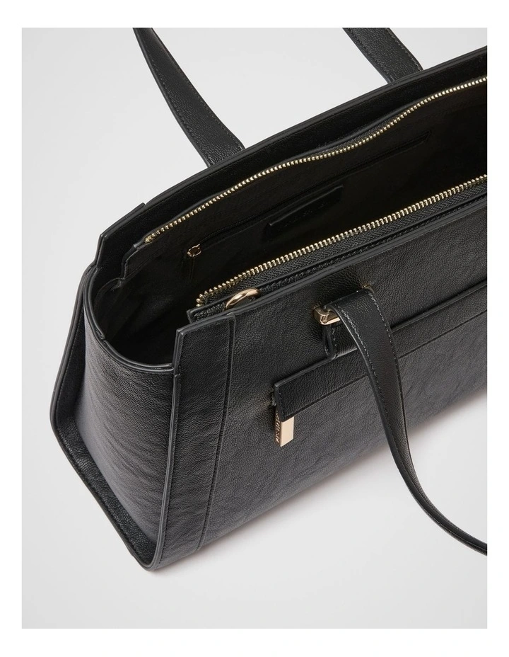 Larissa Medium Tote Bag in Black image 2