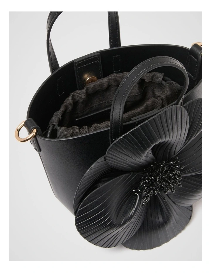 Cora Corsage Bag in Black image 2