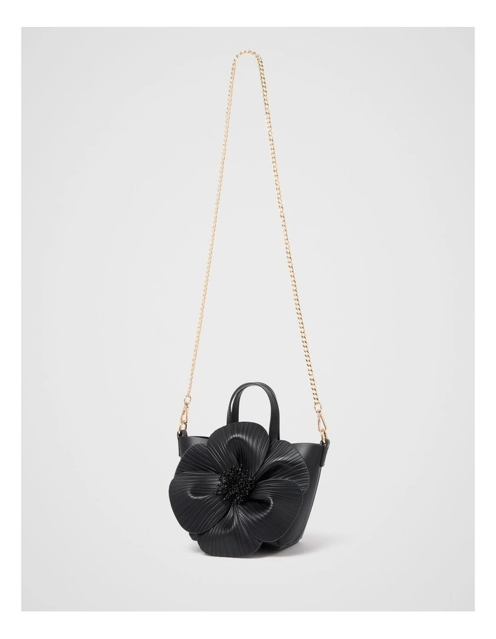 Cora Corsage Bag in Black image 3