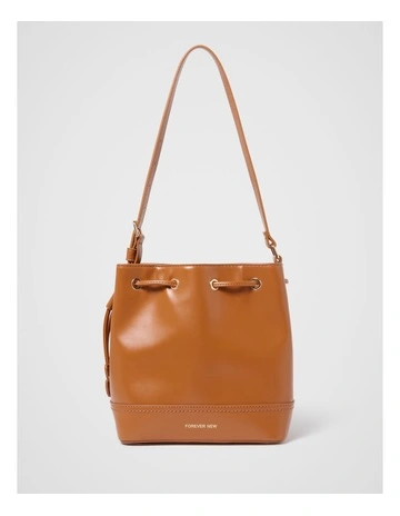 Brittney Bucket Bag in Tan