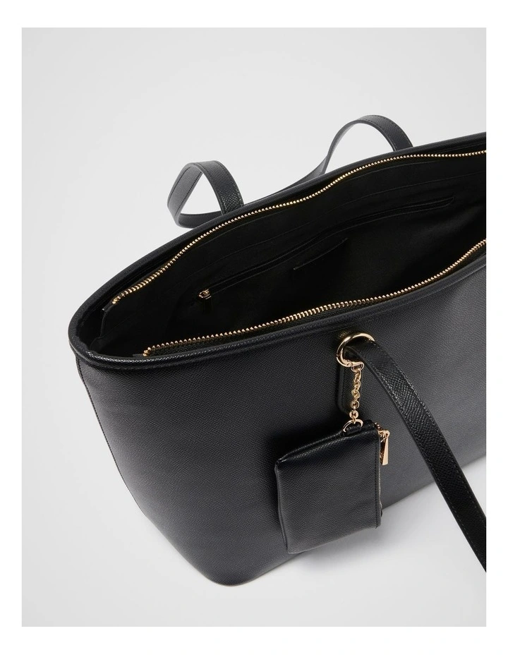 Kristin Purse Tote Bag in Black image 3