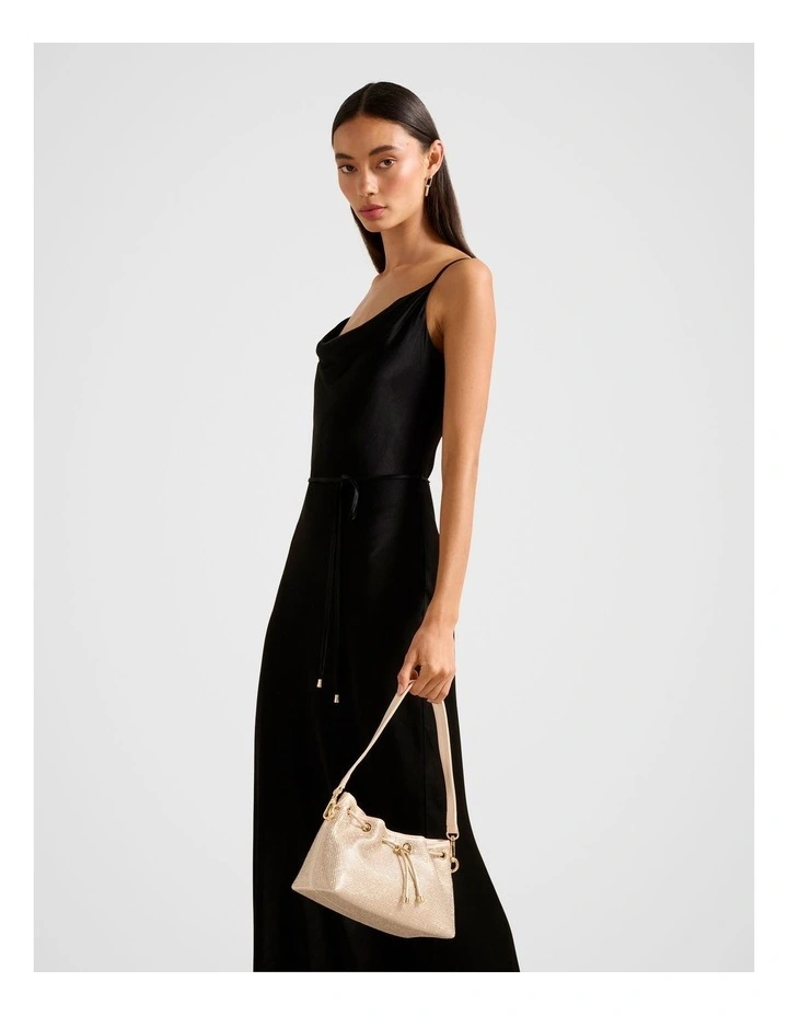 Signature Cecilia Small Clutch Bag in Gold image 5