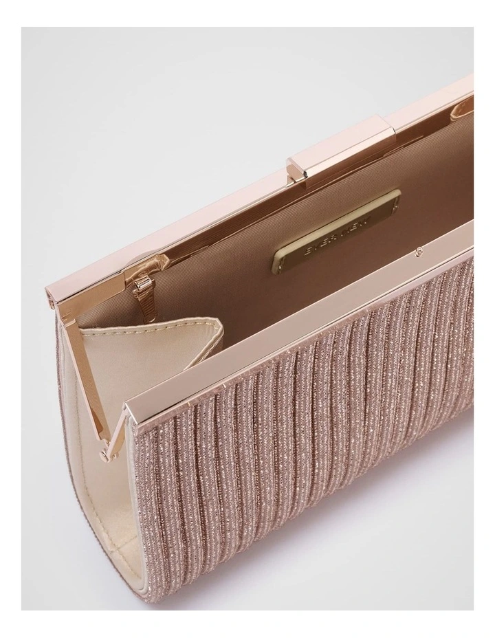 Amanda Sparkle Frame Clutch Bag in Gold image 4
