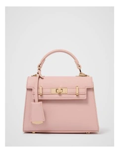 Tala Top Handle Lock Bag in Pink