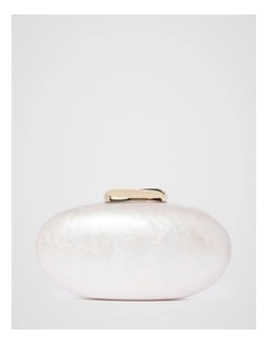 Patty Oval Pearl Hardcase in White