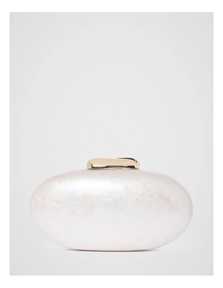 Patty Oval Pearl Hardcase in White image 1