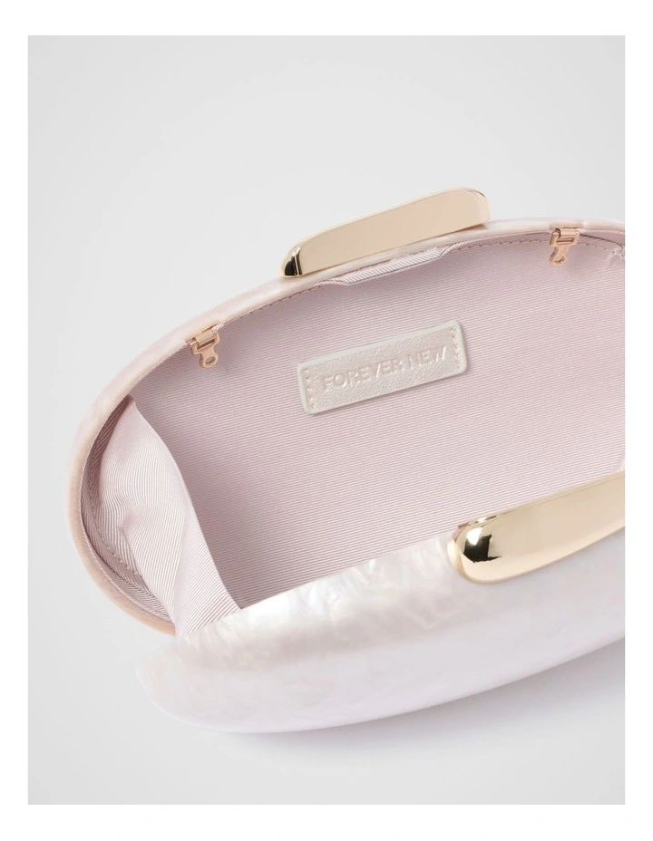 Patty Oval Pearl Hardcase in White image 3