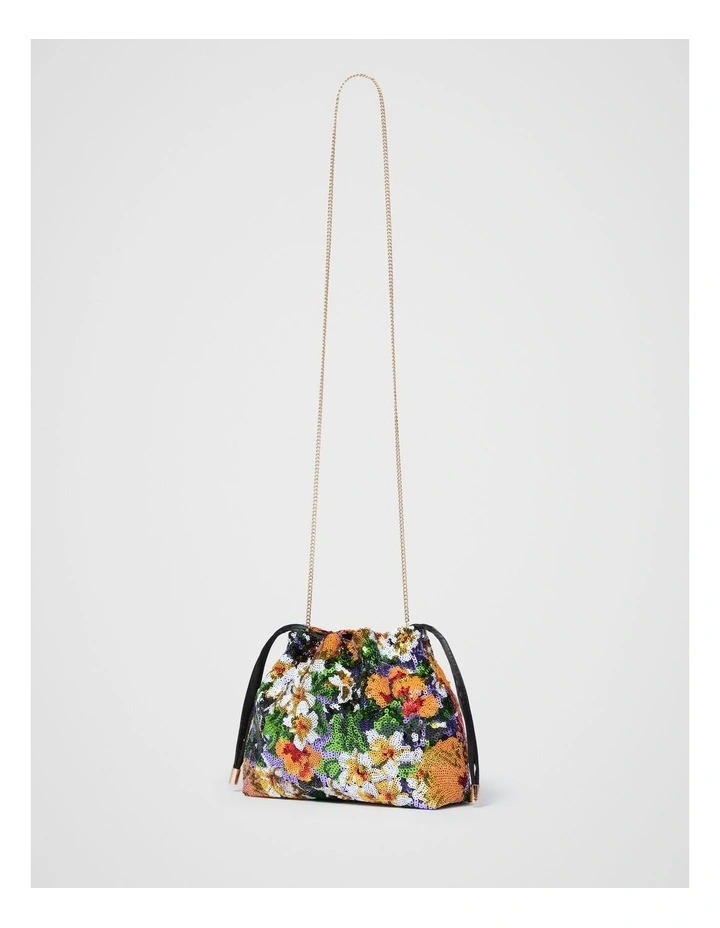 Tracey Tropical Sequin Pouch in Multi image 2