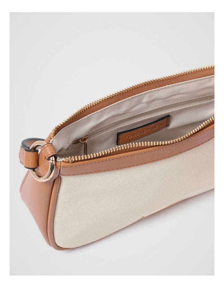 Sakura Scarf Shoulder Bag in Cream image 3