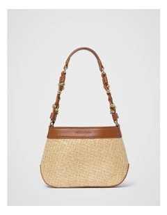 Elsie Weave Small Bag in Cream