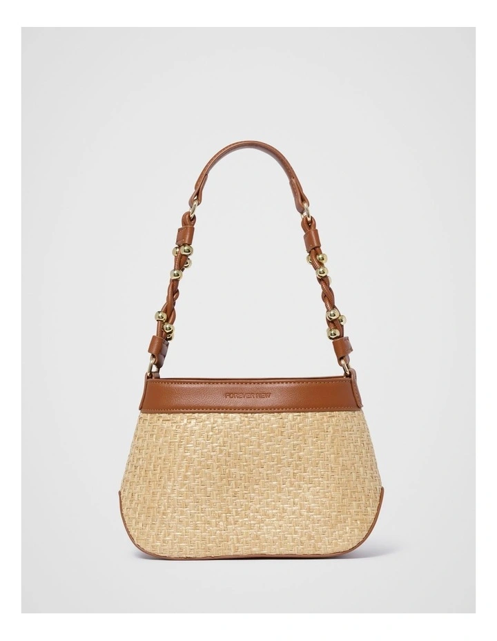 Elsie Weave Small Bag in Cream image 1