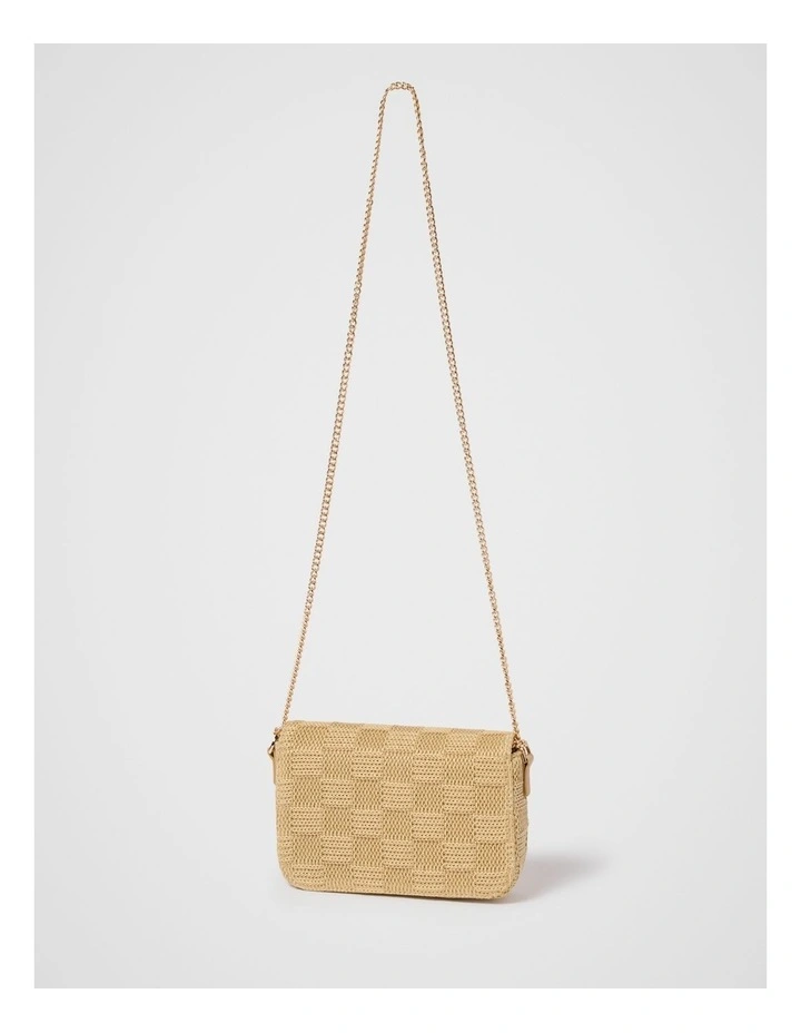 Anika Weave Shoulder Bag in Natural image 2