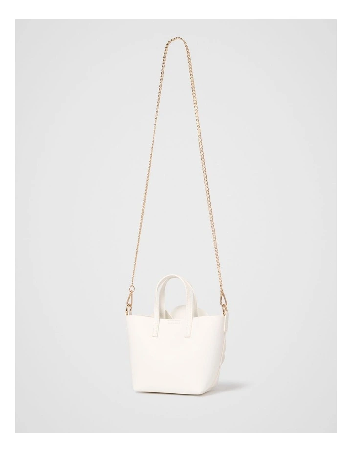 Cora Corsage Bag in White image 2
