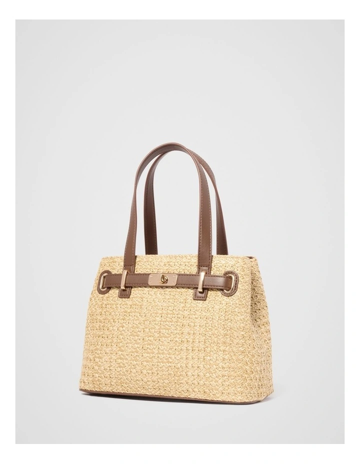 Isabella Weave Tote Bag in Multi image 4