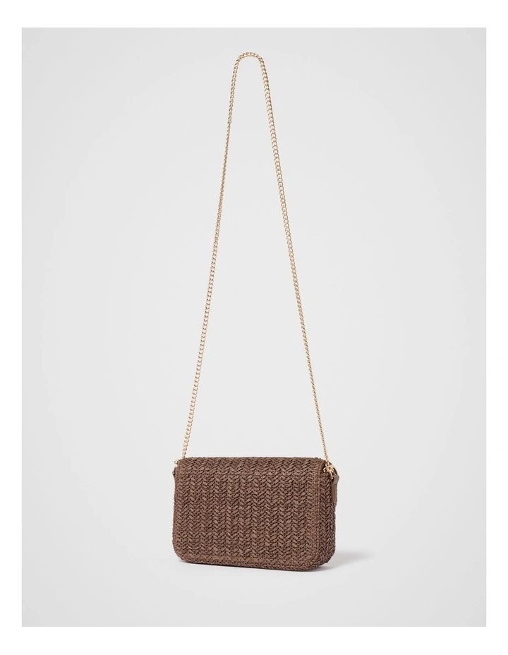 Anika Weave Shoulder Bag in Brown image 2