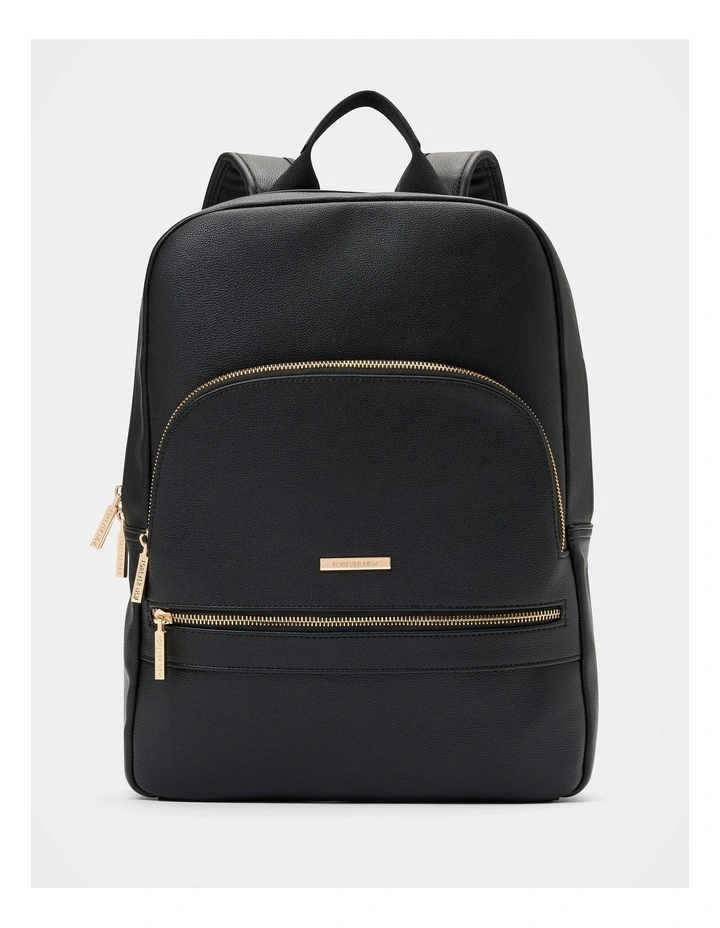Bec Laptop Backpack in Black image 1