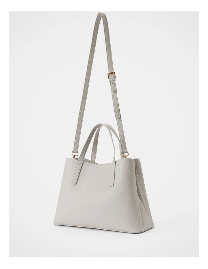 Casey Soft Tote Bag in Grey image 3
