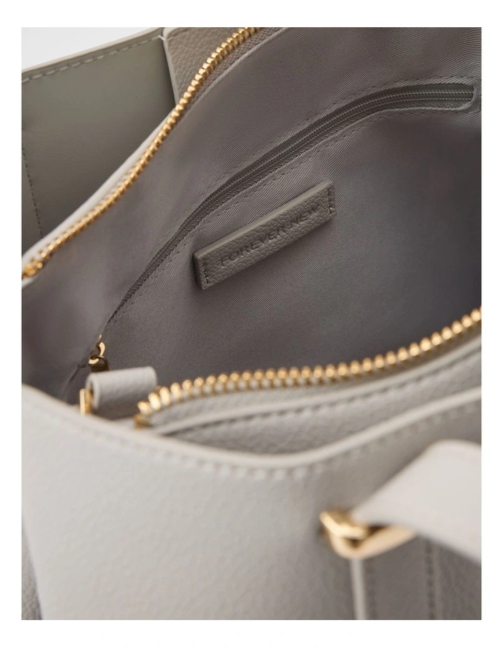 Casey Soft Tote Bag in Grey image 4