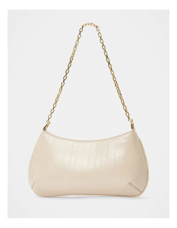 Arabella Chain Shoulder Bag in Cream image 4