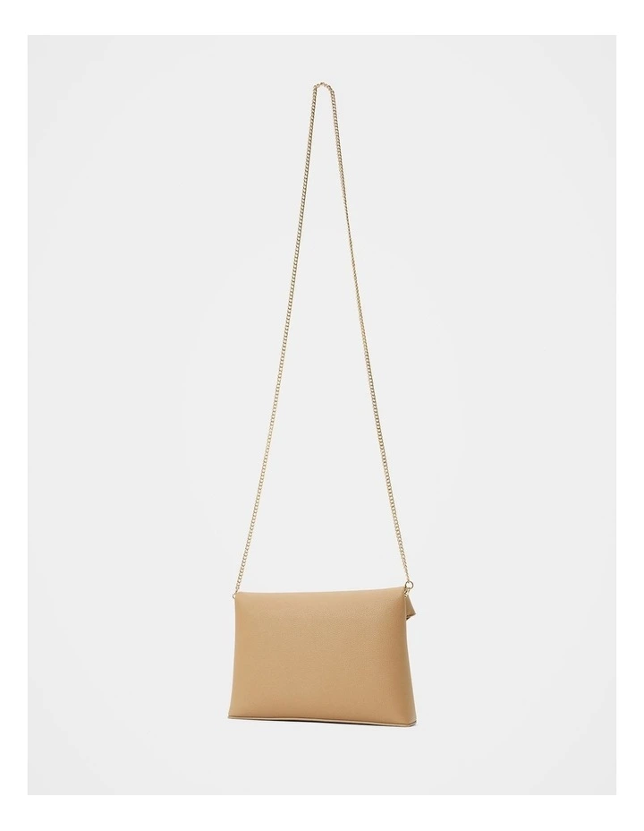 Ashley Envelope Clutch in Beige image 2