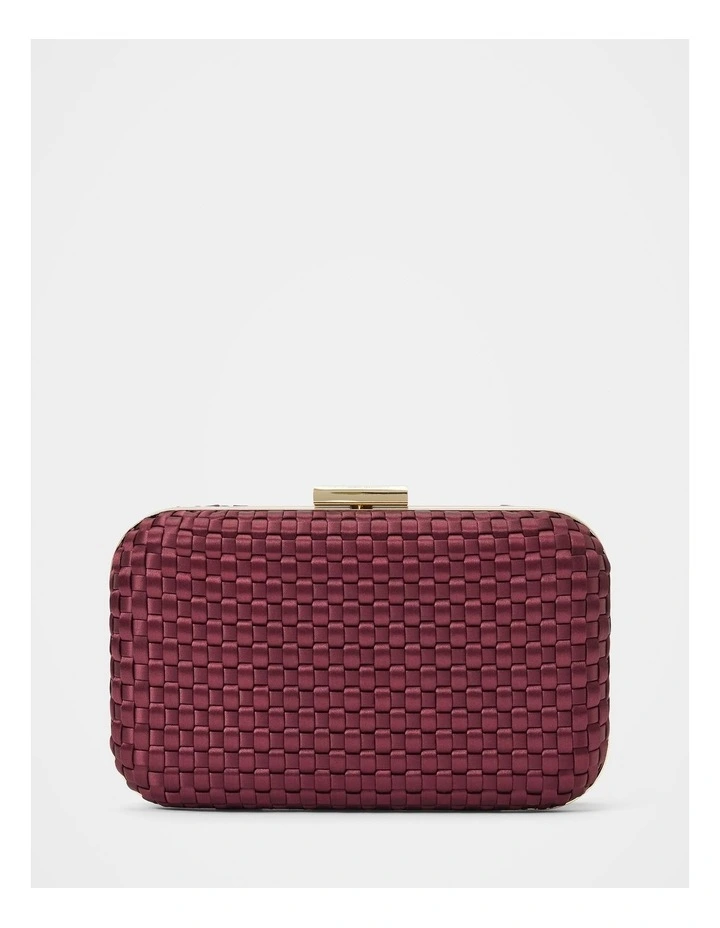 Savannah Satin Weave Hardcase Bag in Red image 1