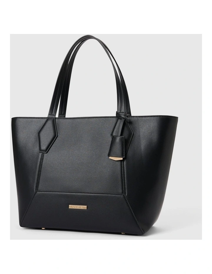 Christina Classic Panel Large Tote Bag in Black image 4