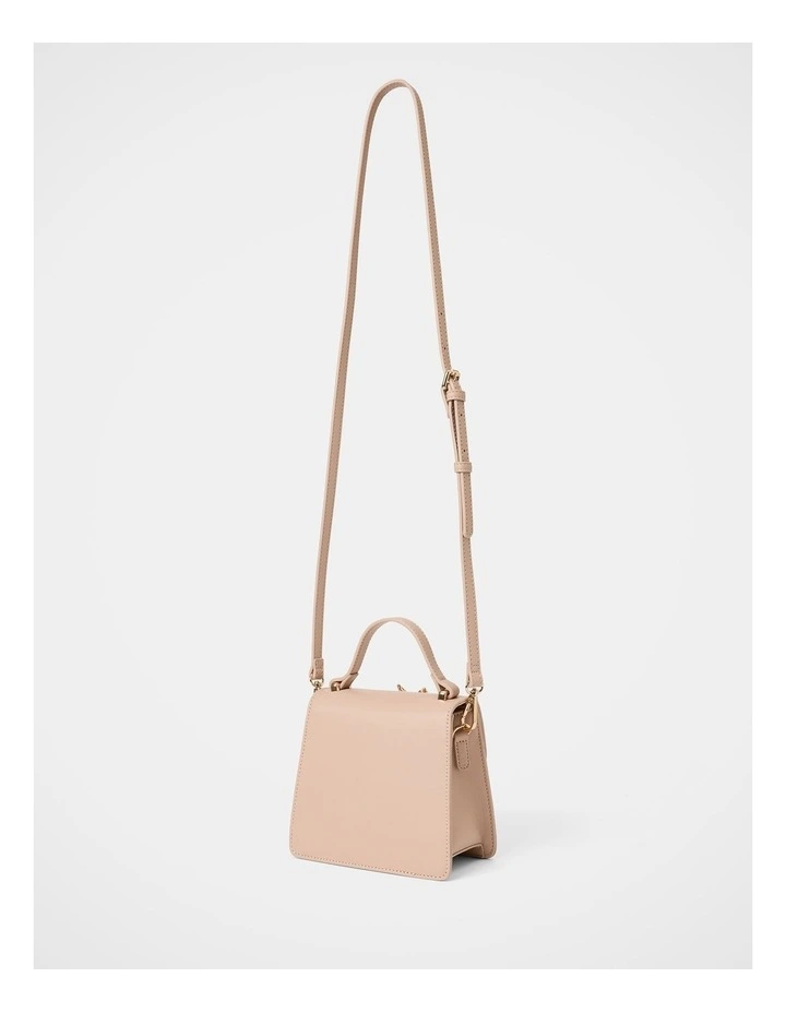 Maria Metal Flower Small Bag in Cream image 3