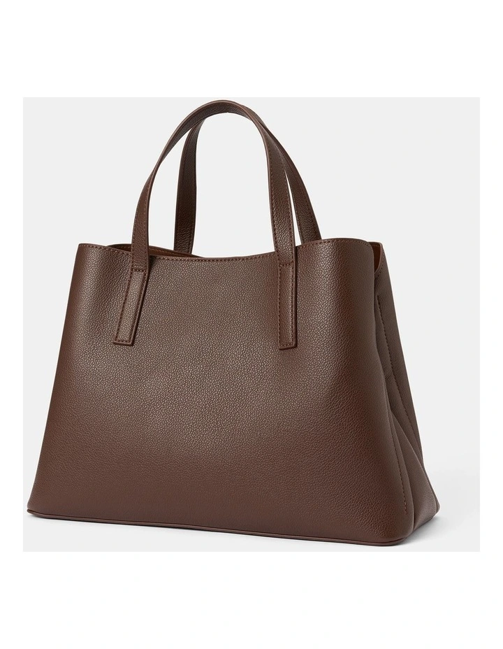 Casey Soft Tote Bag in Brown image 2
