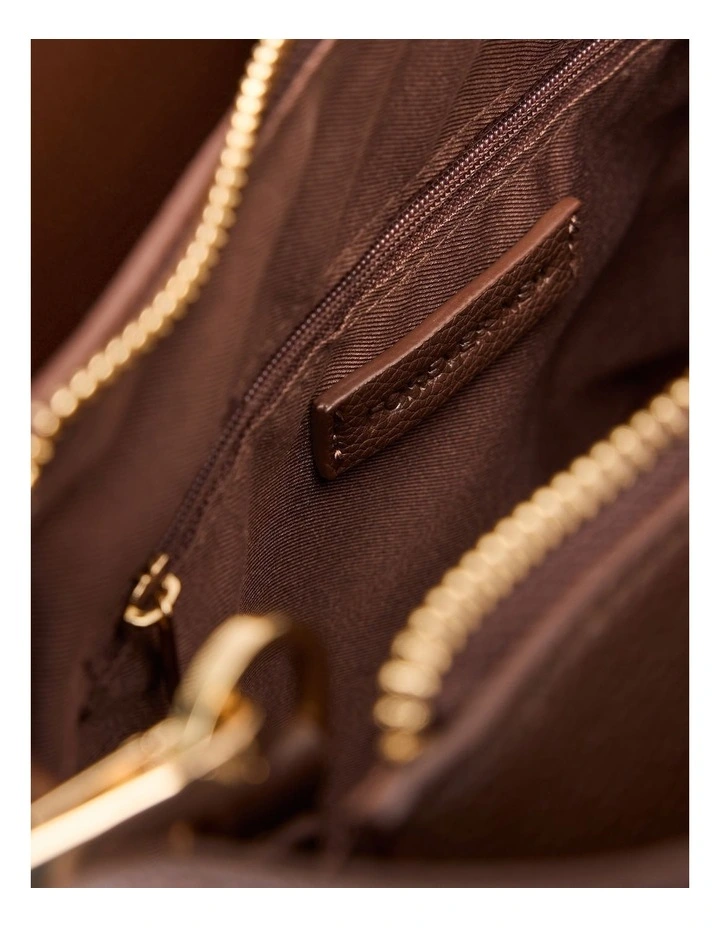 Casey Soft Tote Bag in Brown image 3