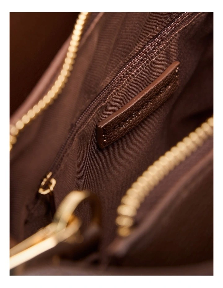 Casey Soft Tote Bag in Brown image 4