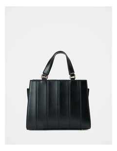 Mila Medium Panel Tote Bag in Black