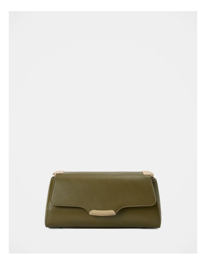 Juliet Refined Small Shoulder Bag in Green image 1