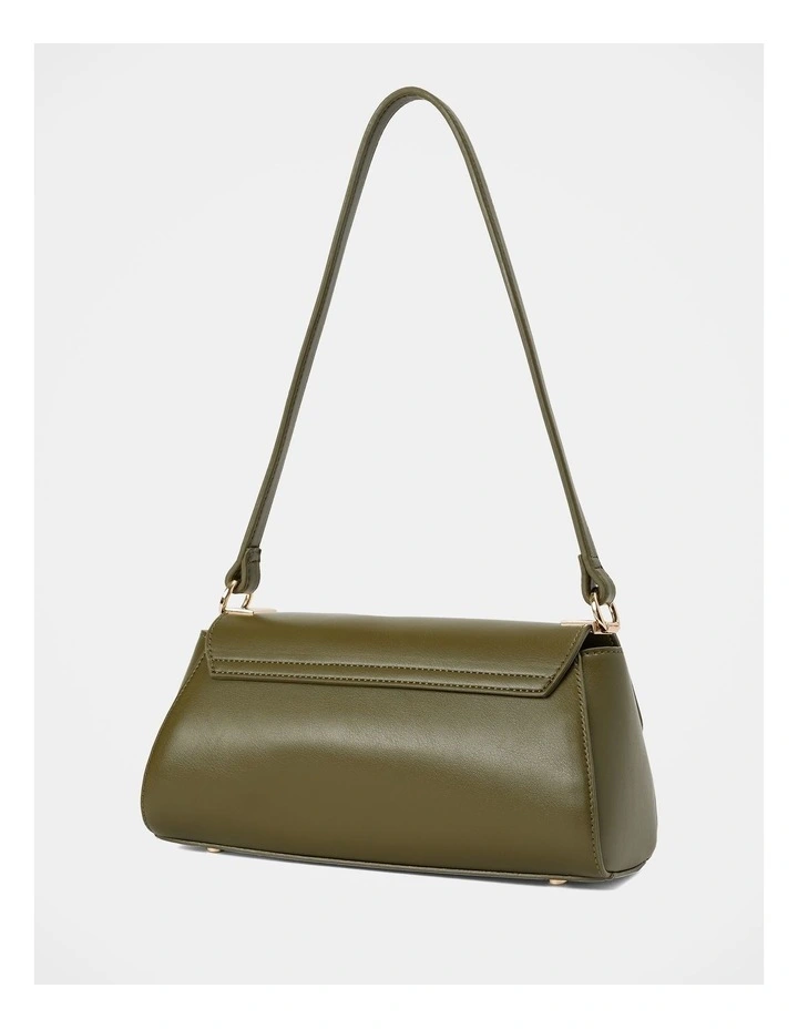 Juliet Refined Small Shoulder Bag in Green image 2