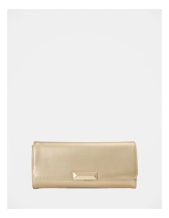 Danielle Elongated Clutch Bag in Gold
