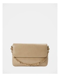 Miranda Chain Shoulder Bag in Cream