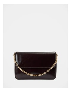 Miranda Chain Shoulder Bag in Brown