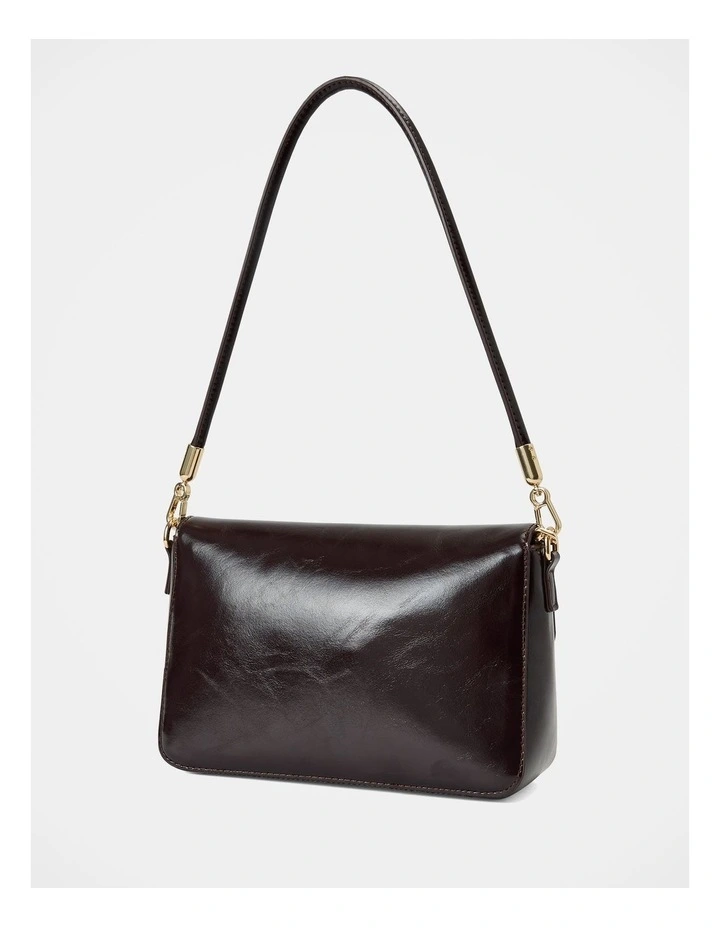 Miranda Chain Shoulder Bag in Brown image 2