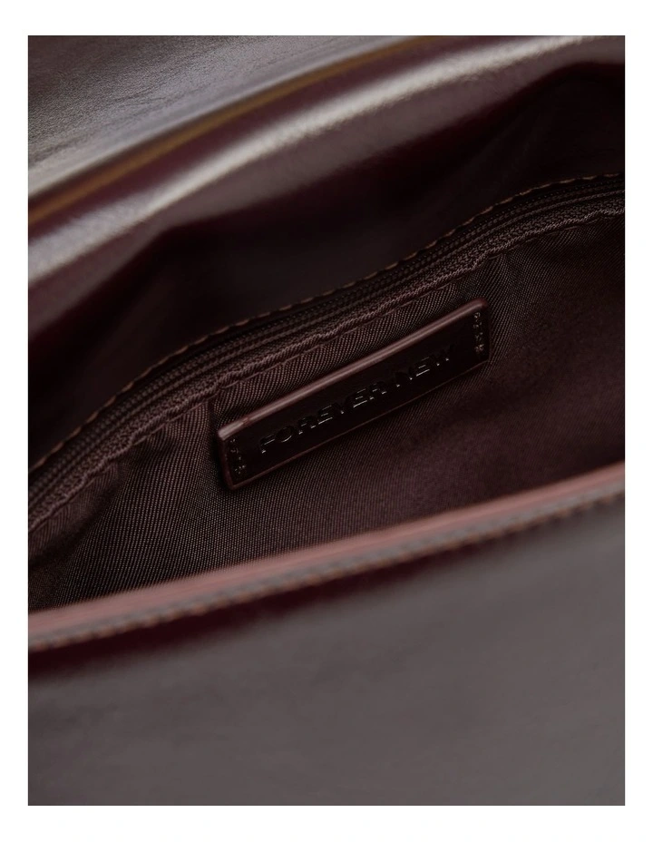 Miranda Chain Shoulder Bag in Brown image 3
