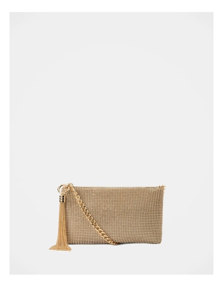 Keisha Soft Sparkle Clutch in Gold image 1