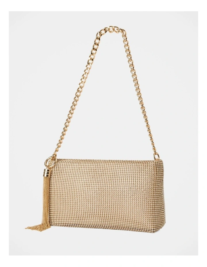 Keisha Soft Sparkle Clutch in Gold image 4