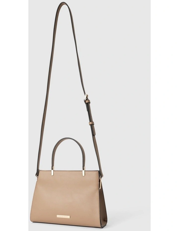 Lara Small Lady Top Handle Bag in Beige image 2
